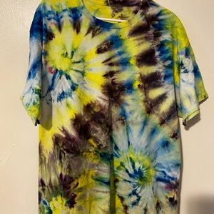 Tie dye t shirt Hanes Size XL